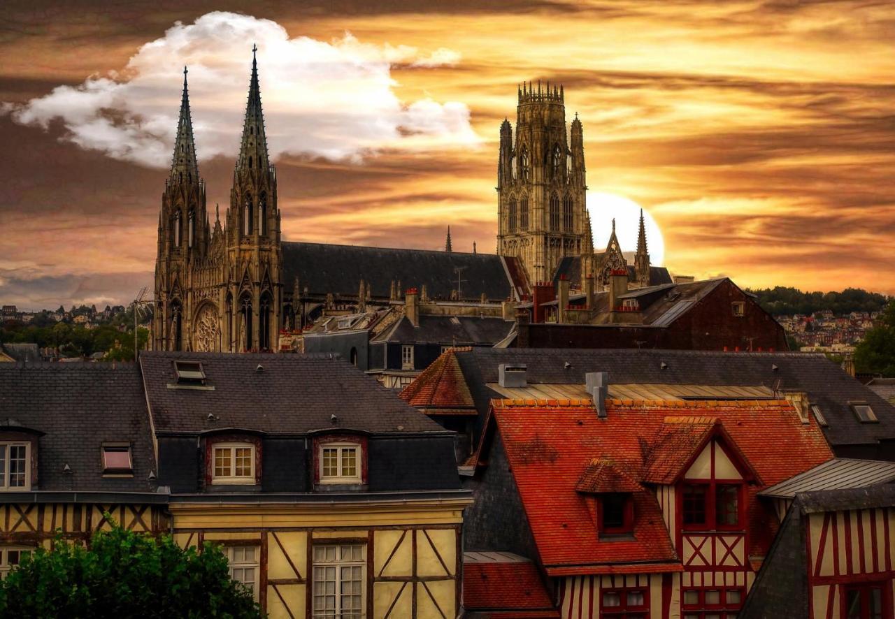 Studio Au Coeur De Rouen, 4 Personnes, Calme & Elegant 外观 照片