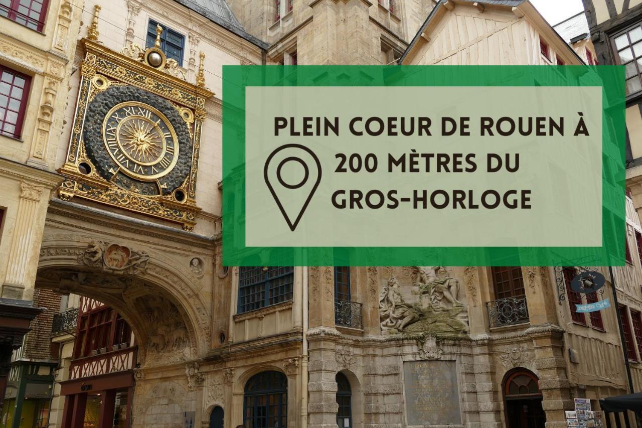 Studio Au Coeur De Rouen, 4 Personnes, Calme & Elegant 外观 照片