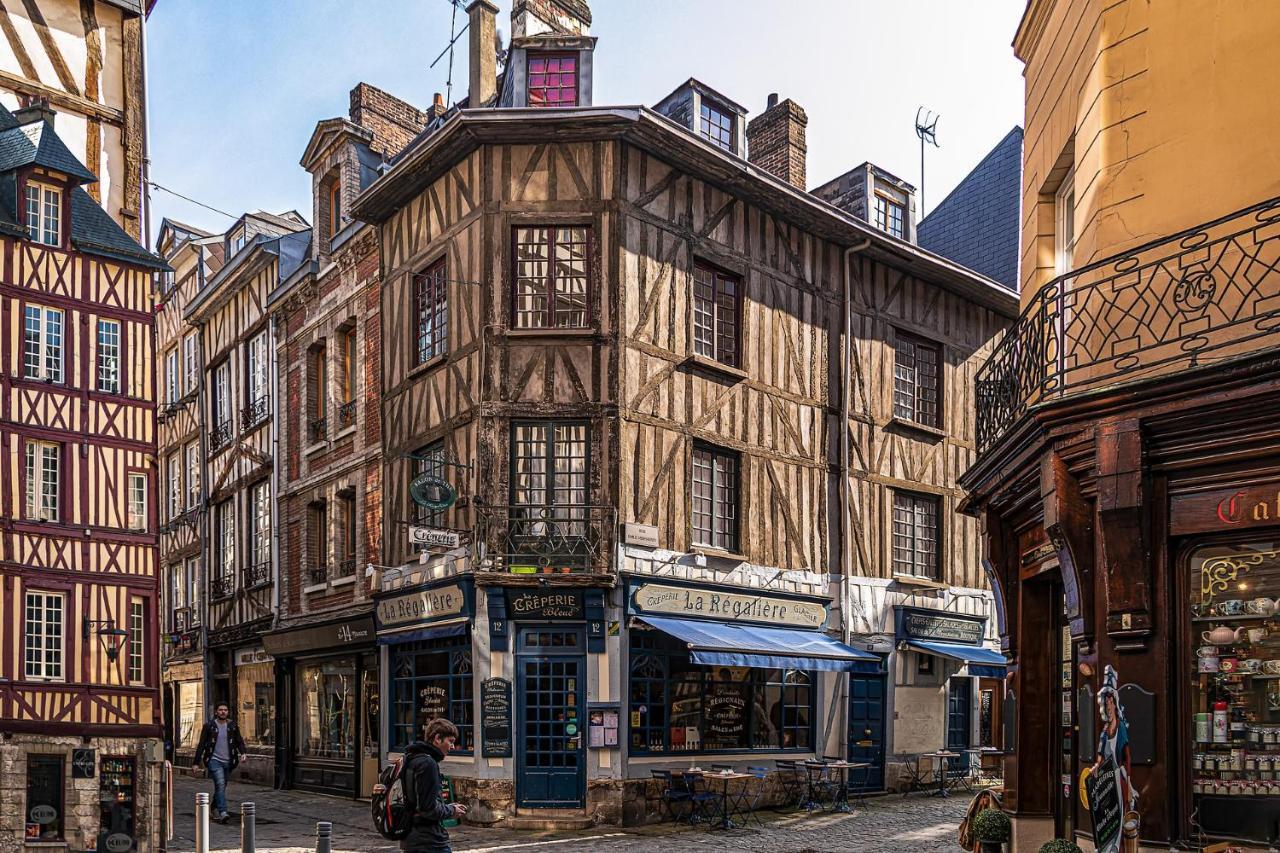 Studio Au Coeur De Rouen, 4 Personnes, Calme & Elegant 外观 照片